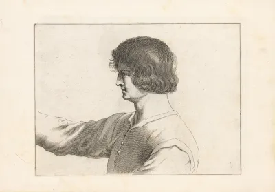 Engravings After Guercinos Libro Dei Disegni Pl 14