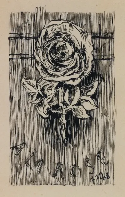 Enseigne A La Rose Rue Saint Antoine