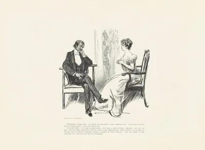 Enthusiastic Young Miss To Think Of Your Being A Literary Man