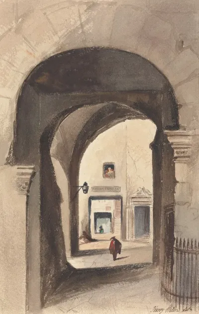 Entrance Gate To Printers