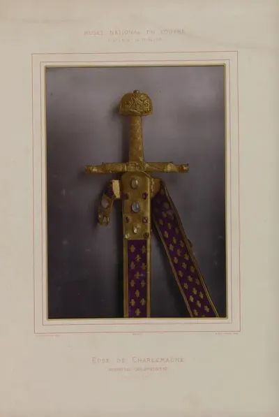 Epee De Charlemagne Orfevrerie Carlovingienne Fin Du Viiie Siecle