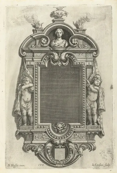 Epitaph With Bust Of Young Woman