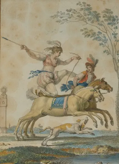 Equestrian Acrobats