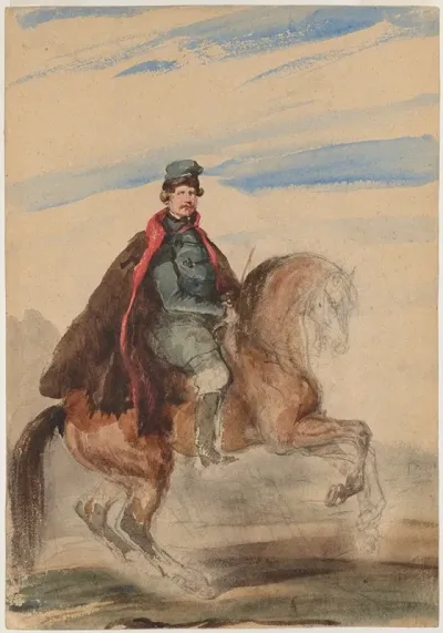 Equestrian Portrait Of Leon Sapieha