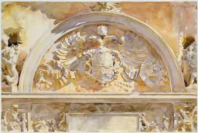 Escutcheon Of Charles V Of Spain