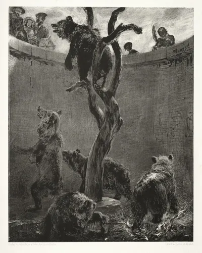 Essay On Stone With Brush And Scraper The Bear Pit