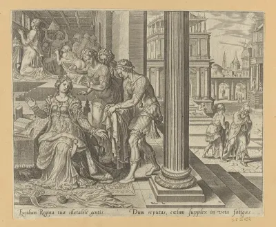 Esthers Servants Telling Her Of Mordecais Refusal Of The Raiment