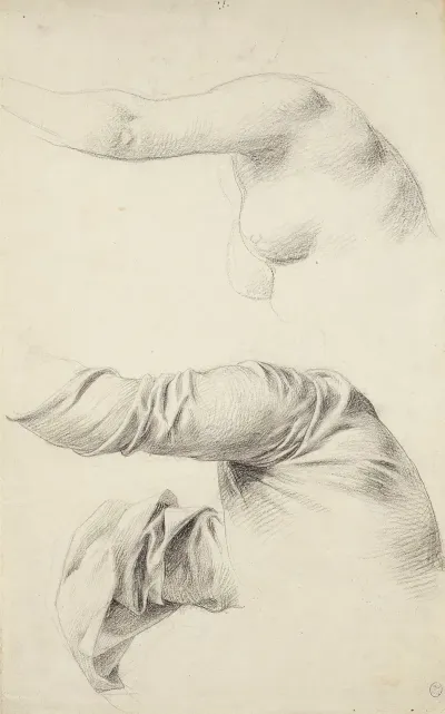 Etude De Bras Et De Poitrine De Femme