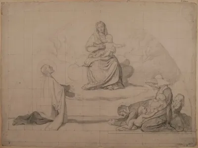 Etude Densemble Pour La Troisieme Composition Destinee A Saint Severin