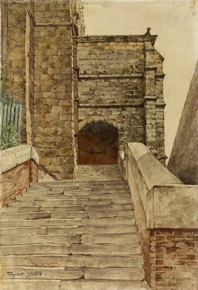 Etude Descalier Au Treport