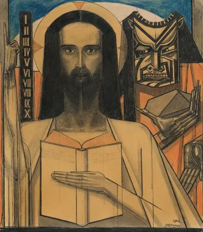 Etude Pour Christus In De Woestijn