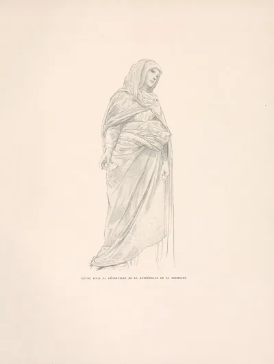 Etude Pour La Decoration De La Cathedrale De La Rochelle 2