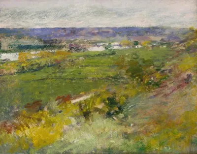 Etude Pour Vallee De La Seine Vue Des Hauteurs De Giverny