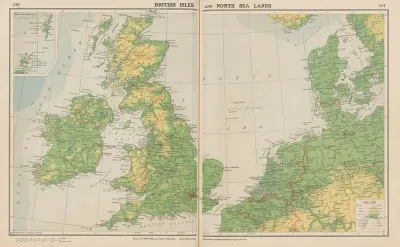 Europe British Isles And North Sea Lands