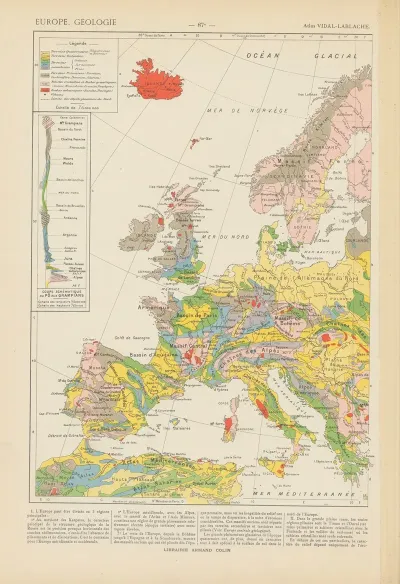 Europe Geologie