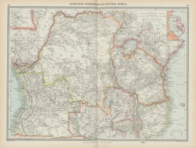 European Possessions In Central Africa