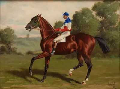 Eurus With Jockey Up