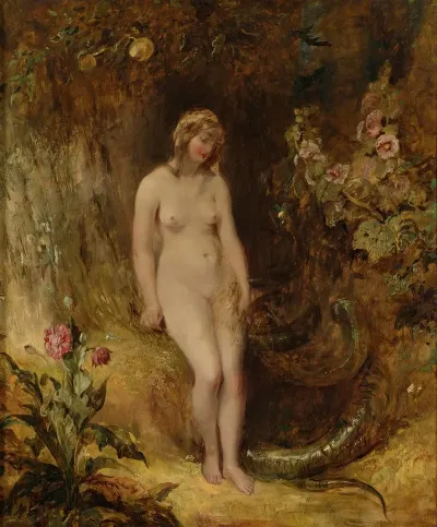 Eve With The Serpent