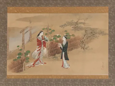 Evening Faces Chapter From The Tale Of Genji Genji Monogatari