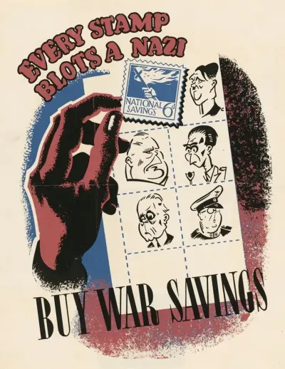 Every Stamp Blots A Nazi Buy War Savings