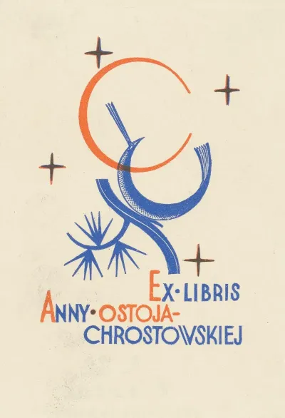 Ex Libris Anny Ostoja Chrostowskiej