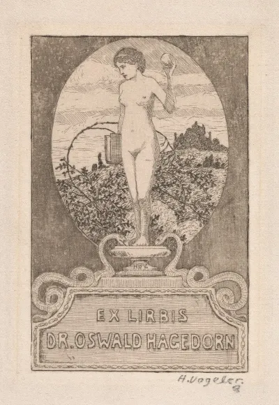 Ex Libris Dr Oswald Hagedorn