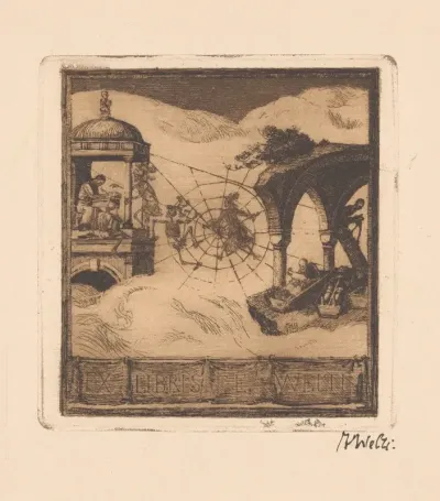 Ex Libris F E Welti