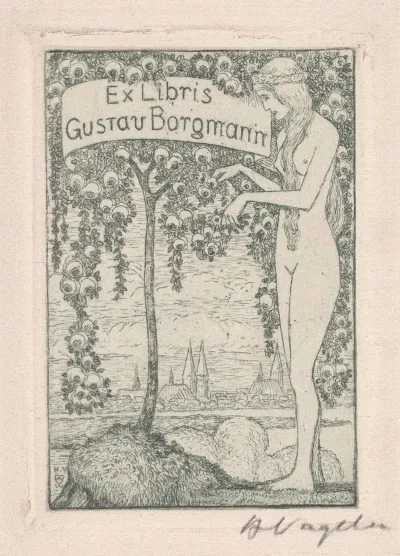 Ex Libris Gustav Borgmann
