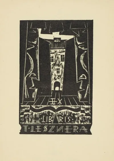 Ex Libris T Lesznera
