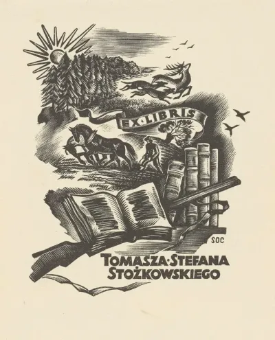 Ex Libris Tomasza Stefana Stozkowskiego
