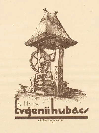 Ex Libris Van Eugen Hubac