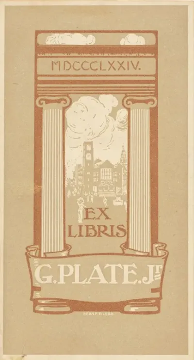 Ex Libris Van G Plate Jr