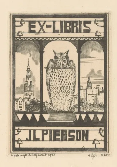 Ex Libris Van J L Pierson