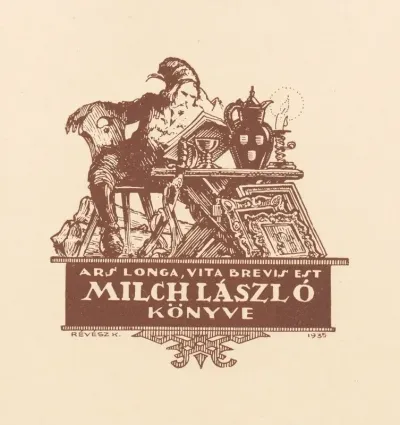 Ex Libris Van Laszlo Milch 2