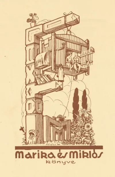 Ex Libris Van Marika En Miklos