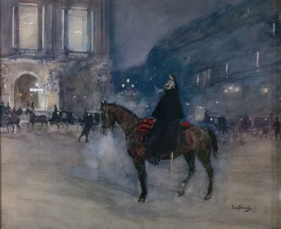 Facade De Lopera Un Soir De Gala