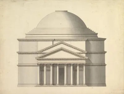 Facade Of A Rotunda