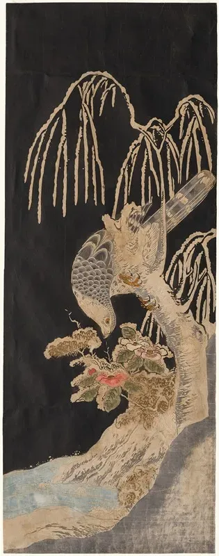 Falcon On A Willow