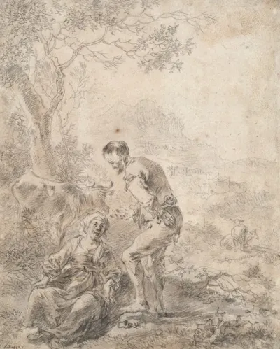 Farmers In A Landscape