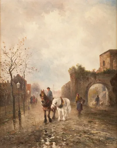 Farmers With Cattle
