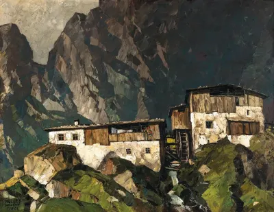Farmhouse With Mill