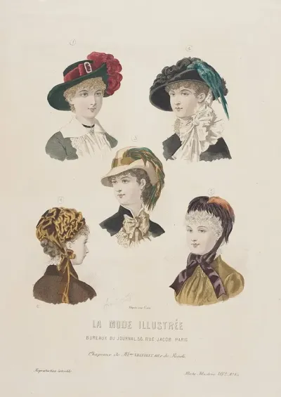 Fashion Plate For La Mode Illustree