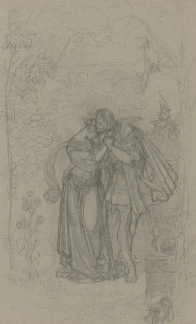 Faust Und Gretchen Im Hintergrund Marthe Und Mephisto 3