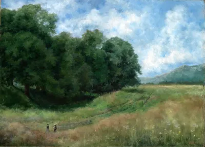 Feldweg Bei Kronberg Im Taunus
