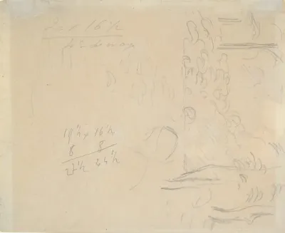 Female Figure Seated In A Landscape
