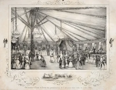 Fete Donnee A Tivoli En Faveur Des Pensionnaires De Lancienne Liste Civile Le 3 Juin 1840
