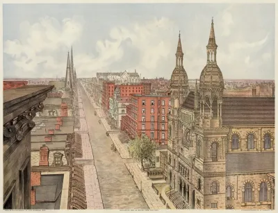 Fifth Avenue From 42nd Street Looking North