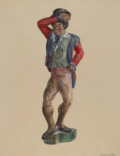 Figure Of A Black Man