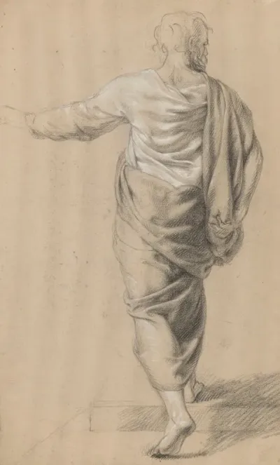 Figure Seen From The Back