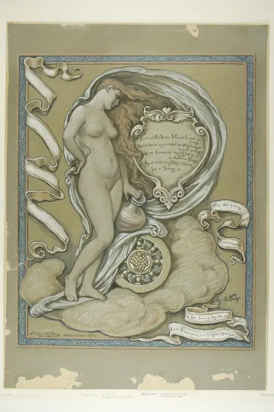 Figure Study For Rubaiyat Of Omar Khayyam 2